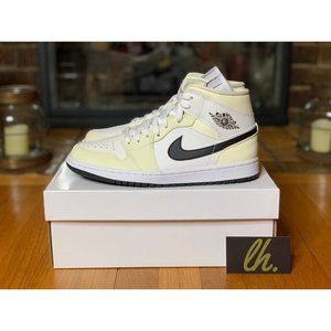 Size 9.5 w Nike Air Jordan 1 Mid "Coconut Milk"